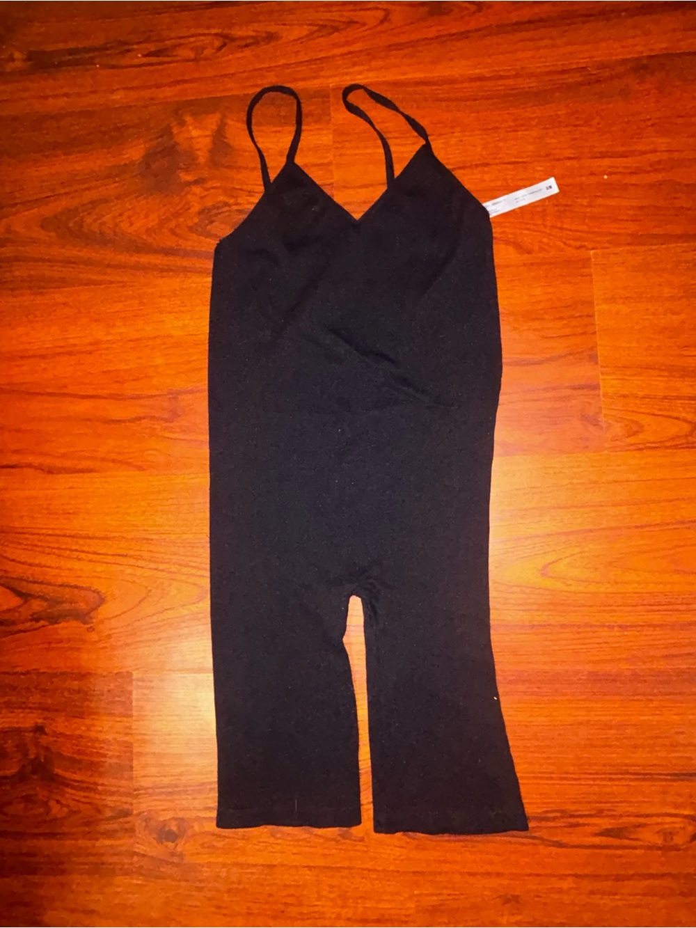 Black Spaghetti-Strap Jumpsuit